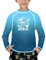 Jungen Lässig UV Shirt UPF 50+ Schnelltrocknend Rundhals Sonnenschutz Rashguard Wagen Blau 140