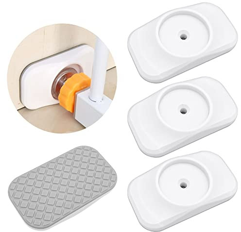4 Pack Baby Gate Wall Protector, Wall Saver Stair Gate Wall Protector for Baby Gate Extension Stair Gate Extension for Protecting Babies & Pets Safety (Rounded Corners)