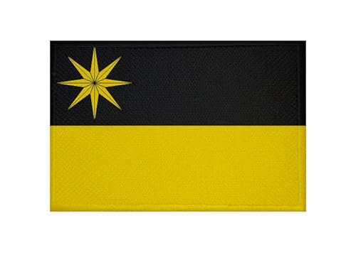 U24 Aufnäher Bad Wildungen Fahne Flagge Aufbügler Patch 9 x 6 cm