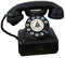 Perfeclan Kreative Retro-Telefone, altmodisches Festnetztelefon-Modell, Fotografie-Requisiten, dekorative Wähltelefon-Statue für Hotelschreibtisch