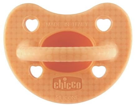 Chicco PhysioForma Gommotto Luxe, Ciuccio in Silicone 2-6 Mesi, Morbido e Delicato, Supporta la Respirazione Fisiologica Favorisce il Corretto Sviluppo della Bocca, 1 Pezzo, Bimba