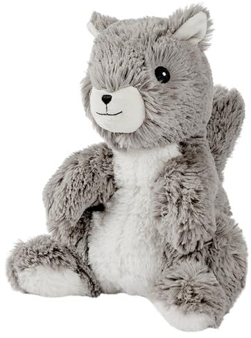Warmies Plush Squirrel Microwavable Weighted Teddy with French Lavender Scent, Hot or Cold for Cool Relaxation and Warm Relief