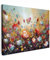 MuchoWow© Impression sur Toile Photo Peinture 80x60 cm Tableau Decoration Murale Chambre Salon Maison Deco Cuisine Fleurs - Art - Nature - Huile