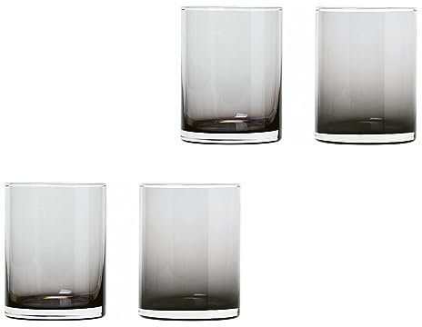 Blomus 4-er SET Trinkgläser -MERA- Wasserglas 220 ml Spülmaschinenfest (Smoke)