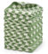 Lot de 12 gants de toilette en coton super doux (carreaux verts), pour le lavage du visage, 33 x 33 cm, cadeaux de Noël