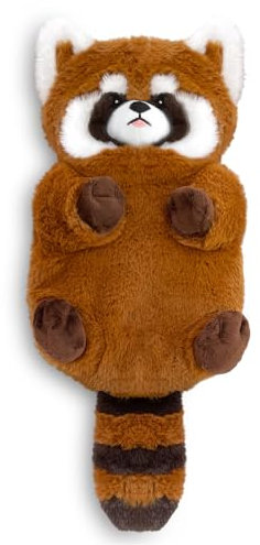 COMOIL Red Panda Microwaveable Heating Pad, Brown