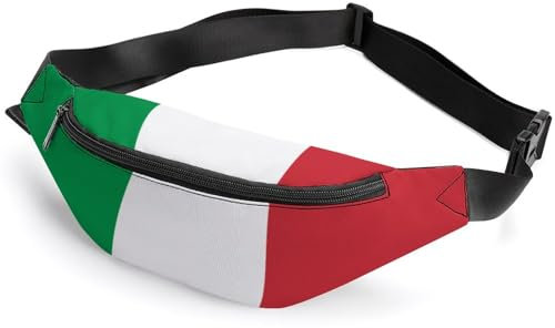 Bauchtaschen für Damen und Herren, Hüfttasche, Italien-Flagge, 36*15cm