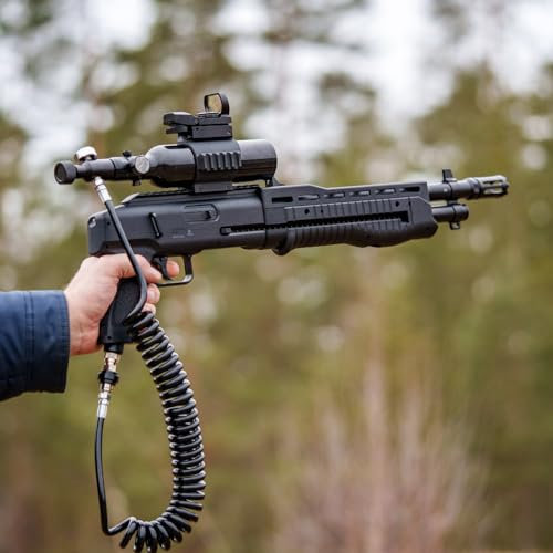 HomeDefence-24 Bottle CLAMP | 3X Picatinny Schiene | HDR50 | HDR68 | HDB68 | 50mm | 0,2 HPA Flasche
