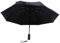 Jiawu Sun Umbrella with Fan, Portable Cooling Fan Foldable Umbrella UPF 50+ for Sun & Rain, USB Rechargeable Travel Umbrella Personal Fan for Heatstroke, Hot Days (Black)