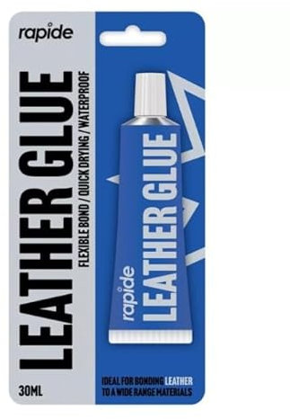 Storex Leather Glue, Flexible Bond Waterproof Adhesive, 30ml Extra Strong Leather Glue for Sofa Repair, Glue for Leather