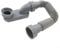 Oniissy Advanced Water Seal, Flexible Rubber P Trap Bathtub Shower Drain Kit Low Profile Design for Freestanding Tub Space-Saving Solution Water Seal Grey ABS