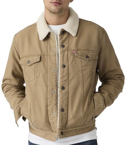 Levi's Type 3 Sherpa Trucker Ermine, ERMINE, M