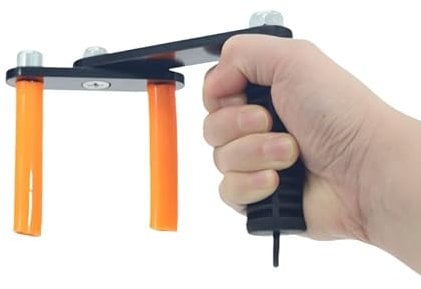 Y-Nut 2PCS Plasterboard lifter Easy Panel Carrier Gripper Drywall Lifts Ergonomic Plate for Plywood Sheet Goods General Purpose Glass Handy Grip Hand Board Lifter Particle Thick Panels,Black