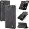 Cracedily Cover per iPhone XR Case, Custodia Cover Pelle Premium Portafoglio con Porta Carte Magnetica Supporto Protezione Flip Case Custodia per iPhone XR, Nero
