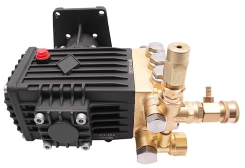 Shaft Horizontal Pressure Washer Pump 275bar 4000psi Pressure Washer Pump SJF-1807Q Direct Drive 3400rpm Replacement Pump for Most 9-15 hp Engines