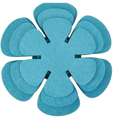 tuwiwol 24piece Say No To Scratches Saucepan Protectors For Stacking Felt Pan Protectors For Stacking Cloth Pan Protectors, C