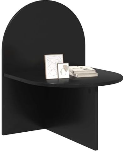 vidaXL Nachttisch Schwarze Eiche 48 x 49 x 65 cm Holzwerkstoff, Bettzimmer Must-Haves, moderner Nachttisch, praktischer Beistelltisch, schickes Mobiliar für stilvolle Deko