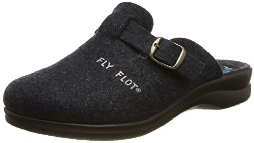 FLY FLOT Damen 861792 Hausschuh, blau, 39 EU
