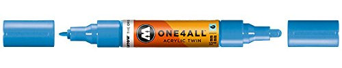 Molotow ONE4ALL Acrylic Twin, Made in Germany (schockblau #230)