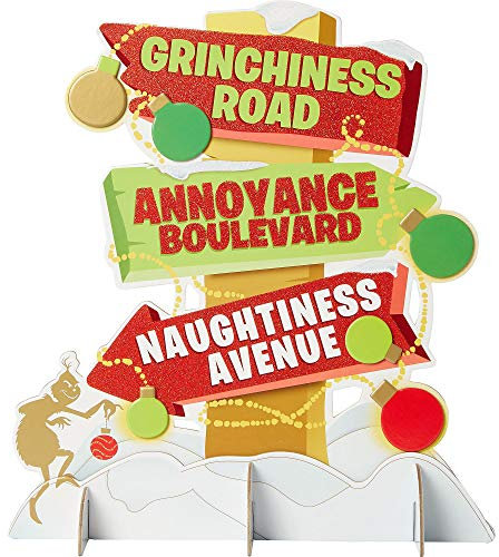 Amscan The Grinch Tafelaufsatz, Weihnachtsdekoration, Weihnachtsdekoration, Partyzubehör, 3,8 cm breit x 3,8 cm lang