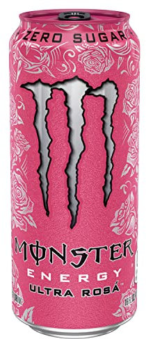 1 LATTINA MONSTER ULTRA ROSA' USA ENERGY DRINK ZERO ZUCCHERI ZERO SUGAR 473ml