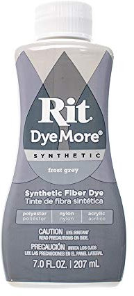 Craft County - Tinte sintético para tela más líquido, amplia selección de colores, 7 onzas, gris escarcha