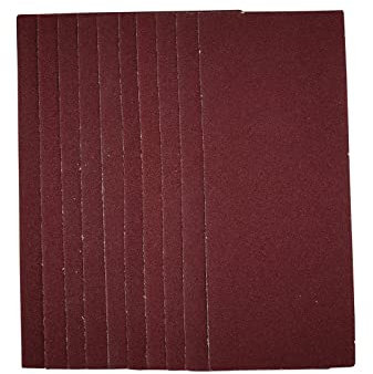 Draper 55748 1/3 Sanding Sheets, 93 x 230mm, 80 Grit (Pack of 10)
