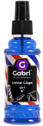 Gabri Mens Eau De Cologne 150ml, Aftershave & Barber Cologne, Relaxing & Refreshing, Ginger, Tangerine, Oleander, Fresh Spicy (No1)