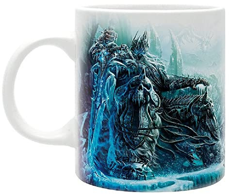 Abysse Corp World of Warcraft Tasse en céramique avec logo Lich King Multicolore