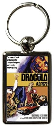 Super Universe Hammer Horror Dracula AD 1972 Movie Poster Metal Keyring 3 x 4.5 cm