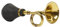 IBA Indianbeautifulart Vintage Messing Bugle Horn Retro Clown Horn Metal Air Horn Mit Squeeze Birne Fur Alten Car-Tax- Golfwagen