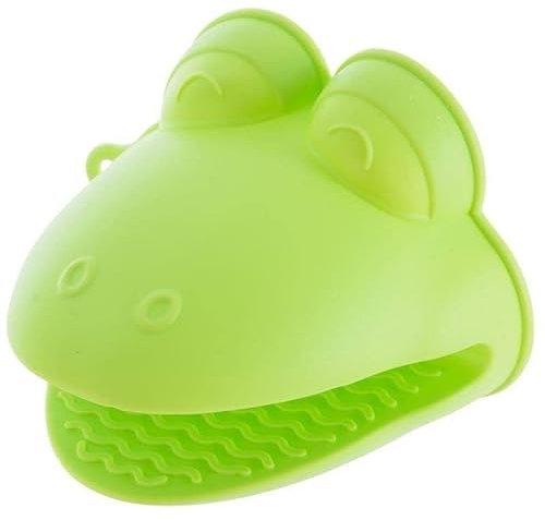 Küchenhandschuh Ofenhandschuh Schutzhandschuh Silikonhandschuh aus Silikon grün