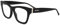 Jimmy Choo Unisex Jc351 Sonnenbrille, Black, 53