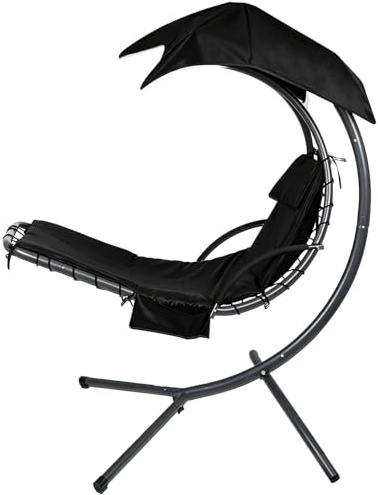 ZHUANMONI Housse de coussin de remplacement et parasol en tissu pour chaise longue de patio, pour remplacement de coussin de chaise à hamac suspendu extérieure et de coussin de chaise de jardin