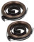 Tefola Drill Press Return Spring, 2Pcs Chromeplate Robust Stable Quill Feed Return Coil Spring