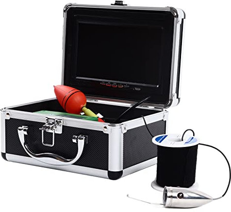 SYH&AQYE Tragbare Unterwasser Angelkamera, 7 Zoll LCD Monitor, Fischfinder, wasserdichte 1000TVL HD Angelkamera für Eissee Seeboot Kajak Angeln(EU)