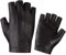 Harssidanzar Fingerlose Fahrhandschuhe Outdoor Sport Half Finger Handschuhe für Damen KL028EU,Braun,Größe S