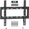 ELIVED Supporto per TV fisso per la maggior parte dei televisori da 26-60 pollici, piatto e curvo, ultra sottile, universale, max. VESA 400 x 400 mm, può contenere fino a 45 kg, EV3035