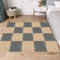 meiqicool Kinder Puzzlematte - Sun Star Moon - Beige + Grau - rutschfeste und abwischbare Schaumstoff-Spielmatte CL38-JLg20
