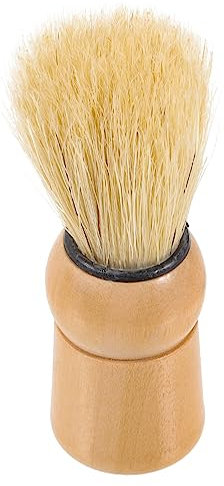 DOITOOL Bartbürste Herren Rasierpinsel Holzgriff Rasierschaumpinsel Für Bartstyling Bartreinigung Und Schaumherstellung Salon Und Reise