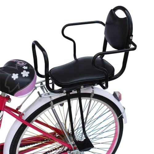 KIUGOP Fahrradsitz Für Kinder Hinten Fahrrad Kindersicherheitssitze Sattel Elektrische Fahrrad Kindersitze,Schwarz