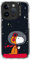 case&me cover per iPhone 15 Pro Max a tema Peanuts, cover iPhone Snoopy, protezione della fotocamera, tasti protetti, blu