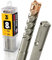 SDS Plus Hammerbohrer 4X Schneiden PGM Ø 8.0mm x 45mm - AMBOSS Werkzeuge SDS Crusher 4 - HM Betonbohrer Hartmetall Profi Bohrer 8.0 mm x 45 - Steinbohrer Stahlbeton Mauerwerk Ziegel Kalksandstein