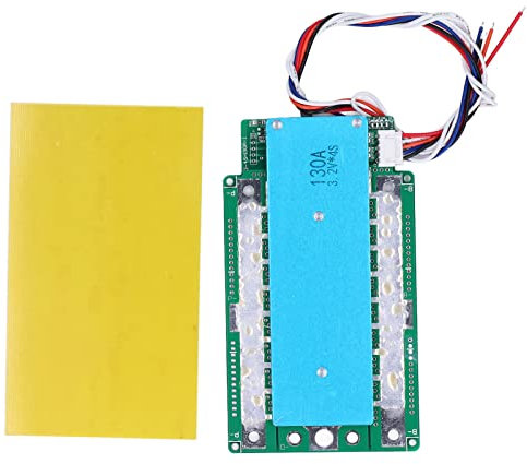 Battery Protection Board for Car Start Inverter BMS PCB 12.8V Compatible with LifePo4 4S 130A 3.2V, Featuring Overcharge/Discharge/Current Protection, Short Circuit Prevention,