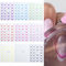 Yamobi 9 French Nails Nagelaufklebe,French Nagelsticker, Nailart Sticker,Gel-Nagel-Aufkleber,UV gelfolien nägel,French Nails Schablone Nagel Sticker UV Nägel