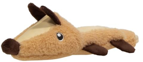 JACK AND VANILLA, Hundespielzeug Fuchs, 28 cm, aus weichem und attraktivem Plüsch, Modell Amidoo, EIN Muss, um Ihren vierbeinigen Begleiter zu wecken und zu unterhalten