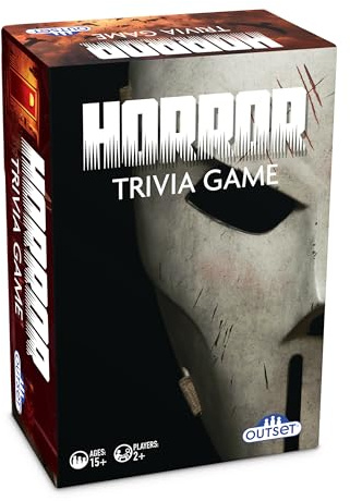 Outset Media Horror Trivia Game | 500 Horror Themed Quiz Questions Ages 15+