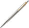Parker Jotter Ballpoint Pen, Stainless Steel with Gold-Plated Trim | Elegent & Stylish | Gift Boxed
