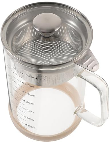 KOCKSHION Jarra De Té Colador De Malla Fina Colador Para Leche De Filtro De Cocina Para
