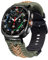 BINLUN Compatibile con Samsung Galaxy Watch Ultra 47mm Cinturini per Orologi Cinturino di Ricambio per Smartwatch Paracord 550 in Nylon Intrecciato Sportivo Cinturino per Uomo(Verde e Kaki)